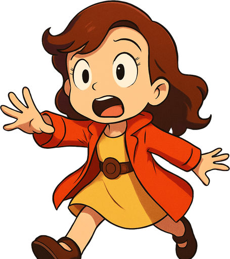 Little girl gets sucked into a wormhole back in time