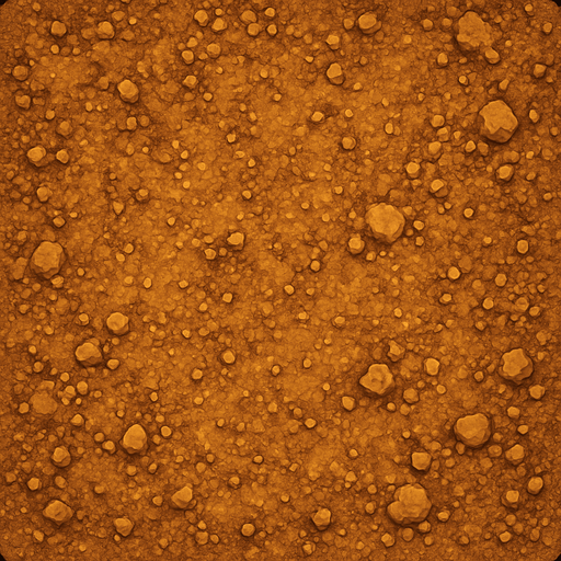 Dirt. HD colors. square
In-Game asset.  2d.  High contrast.  No shadows