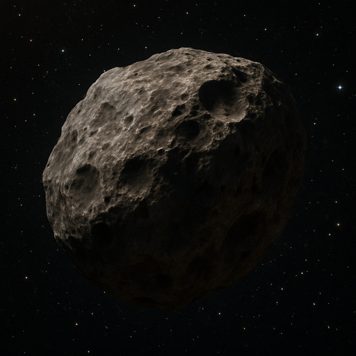 Photorealistic asteroid