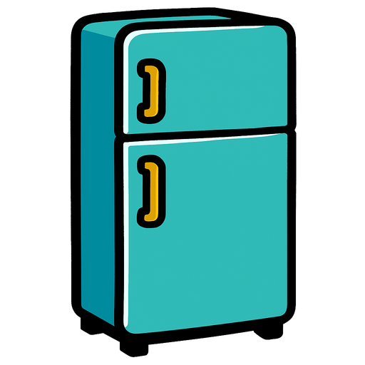 Frigo.
In-Game asset.  2d.  High contrast.  No shadows