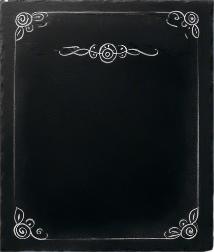 Text "ROOKIE BREW" handwritten in chalk