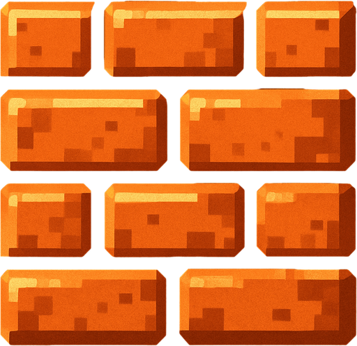 Mario style brick block.
High contrast