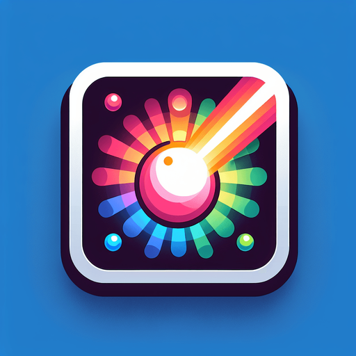 Bubble shooter laser ball powerup.
Single Game Texture. In-Game asset. 2d. Blank background. High contrast. No shadows.