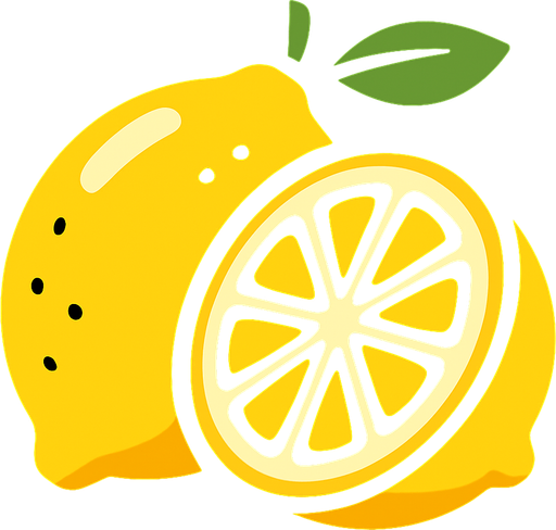 lemon.
In-Game asset.  2d.  High contrast.  No shadows