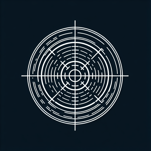 white crosshair.