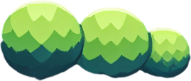 Orman vektör tarzda.
Single Game Texture.  In-Game asset.  2d.  Blank background.  High contrast.  No shadows
