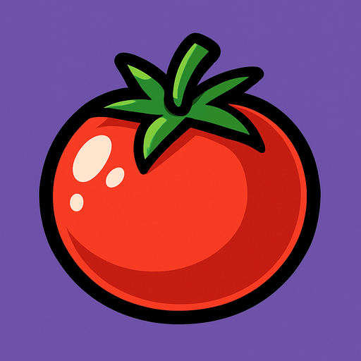 Tomate.
In-Game asset.  2d.  High contrast.  No shadows