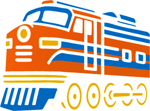 Train.
In-Game asset.  2d.  High contrast.  No shadows
