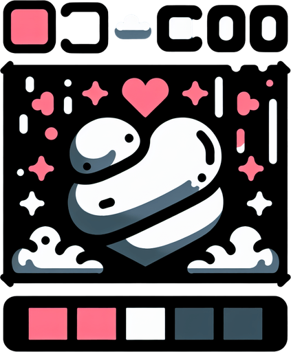 poop heart.
Single Game Texture. In-Game asset. 2d. Blank background. High contrast. No shadows.