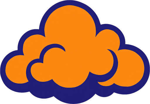Nube.
In-Game asset.  2d.  High contrast.  No shadows