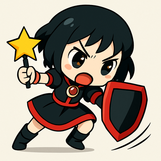 Haz una animación simulando que ataca hacia abajo con su escudo, y su mano y cuerpo debe seguir el movimiento del golpe