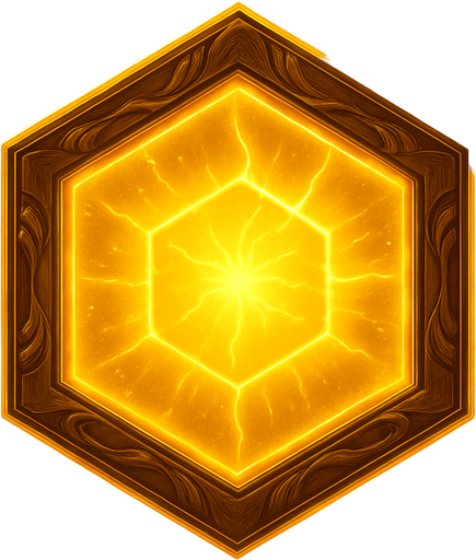 A version of this frame that symbolizes that this button has boosted / improved power