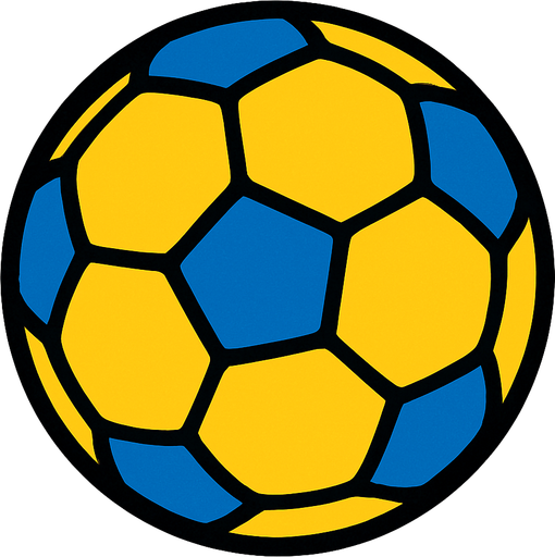 football ball.
In-Game asset.  2d.  High contrast.  No shadows