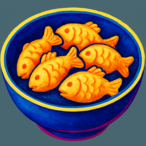 A bowl of fish dumplings.