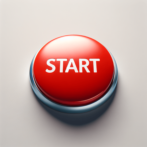 Red button with white start text.