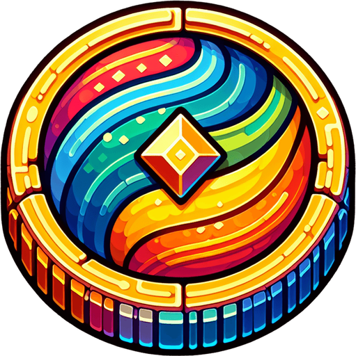 coin, hd colors.
Single Game Texture.  In-Game asset.  2d.  Blank background.  High contrast.  No shadows