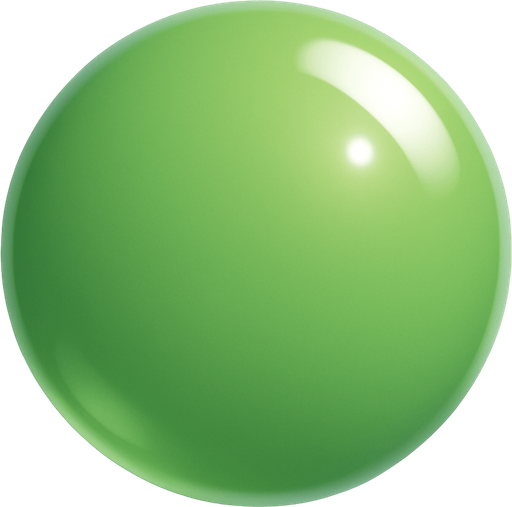 make the ball appear on the screen much more smoothly like bubble