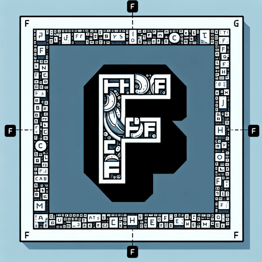 Letter F But Letter A Letter B And Letter C In My Letter F Belly.
Single Game Texture.  In-Game asset.  2d.  Blank background.  High contrast.  No shadows