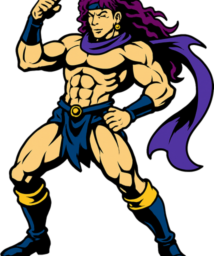 Kars cuerpo completo jojo's.
In-Game asset.  2d.  High contrast.  No shadows