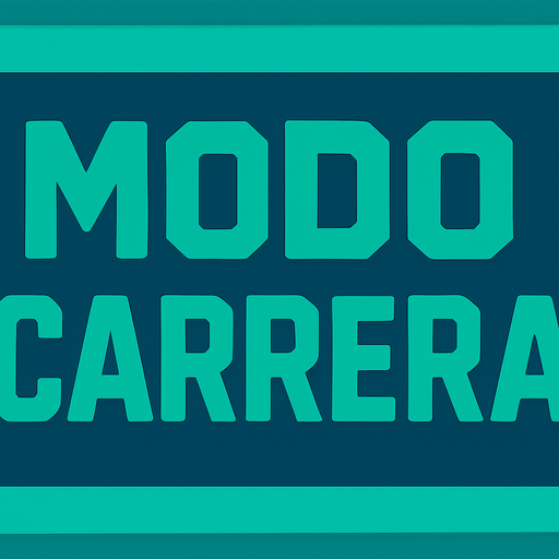 Mismo estilo, pero que diga MODO CARRERA, y con los colores mas tipo verder y azules