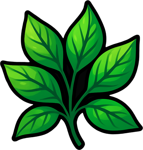 Leaves.
In-Game asset.  2d.  High contrast.  No shadows