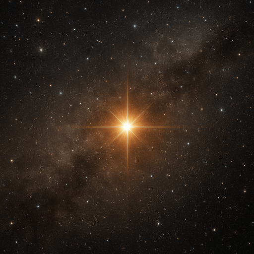 realistic distant detailed dust star