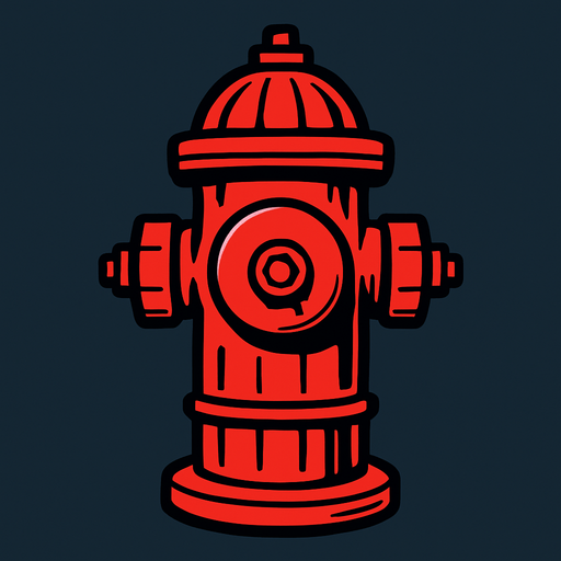 Fire hydrant.
In-Game asset.  2d.  High contrast.  No shadows