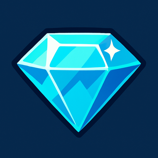 diamond.
In-Game asset.  2d.  High contrast.  No shadows