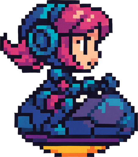 Make it pixel art style