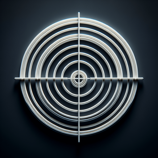 white crosshair.