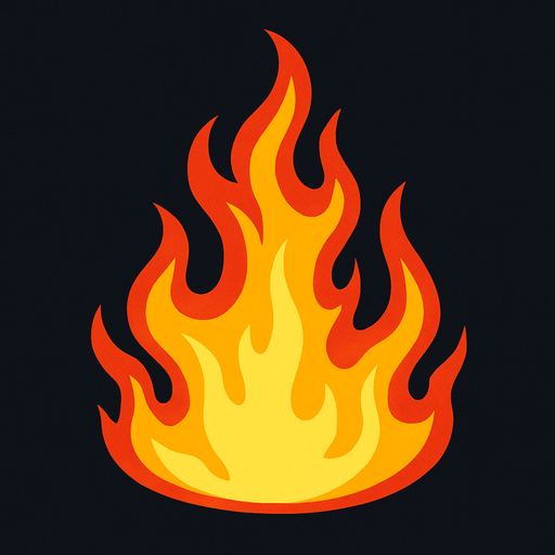 fire effect.
In-Game asset.  2d.  High contrast.  No shadows