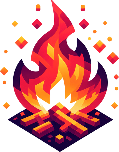 fire
Single Game Texture. In-Game asset. 2d. Blank background. High contrast. No shadows.