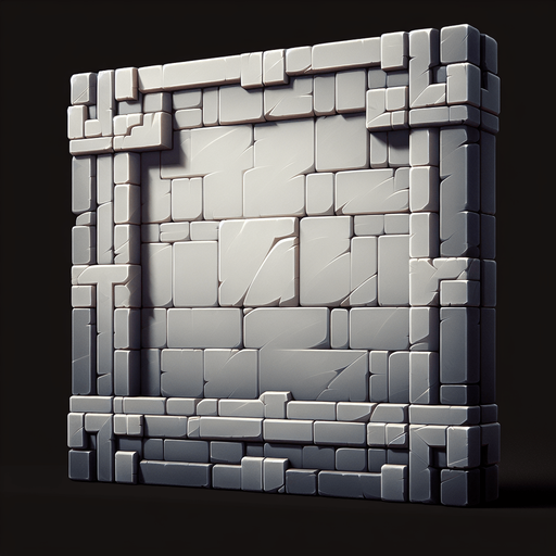 horizontal wall.
Single Game Texture.  In-Game asset.  2d.  Blank background.  High contrast.  No shadows