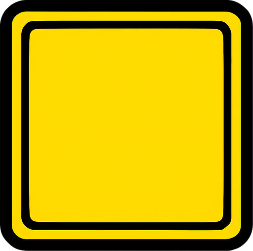 yellow square
without other colors.
In-Game asset.  2d.  High contrast.  No shadows