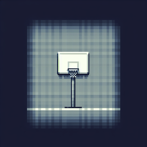 basketball panel without the hoop, focusing solely on the panel. pixelated. 8 bit.
Single Game Texture. In-Game asset. 2d. Blank background. High contrast. No shadows.