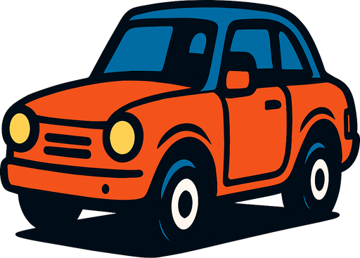 Car.
In-Game asset.  2d.  High contrast.  No shadows