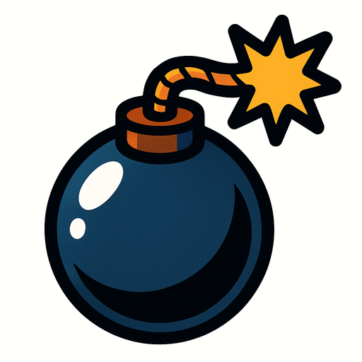 bomb.
In-Game asset.  2d.  High contrast.  No shadows