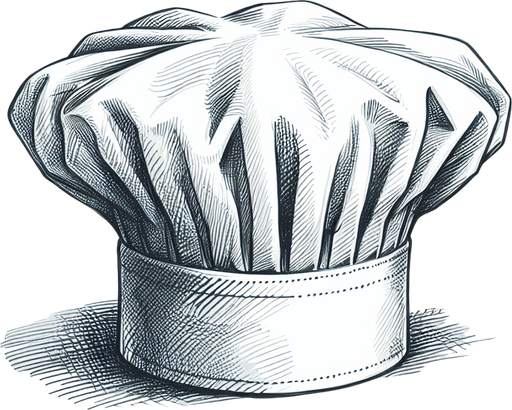 dessin de toque de chef