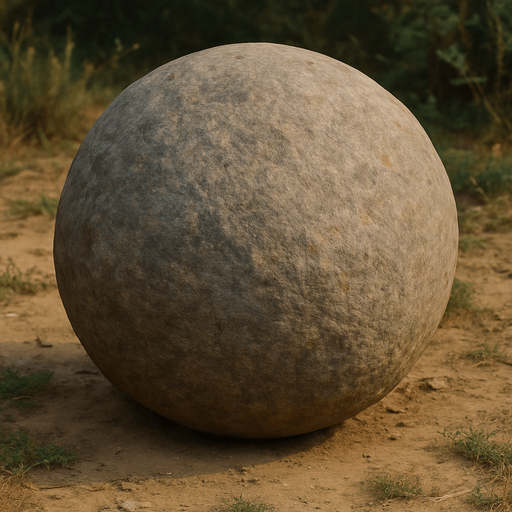 big round stone