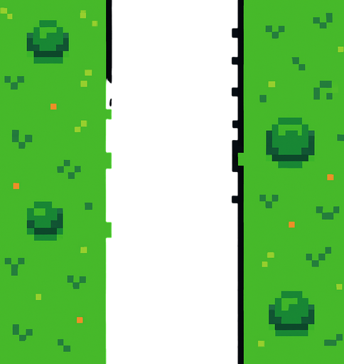 Black Road no lines 2d pixilated topdown.
In-Game asset.  2d.  High contrast.  No shadows