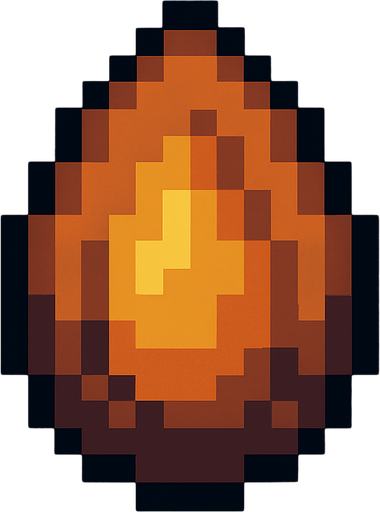 semilla de pixeles.
In-Game asset.  2d.  High contrast.  No shadows