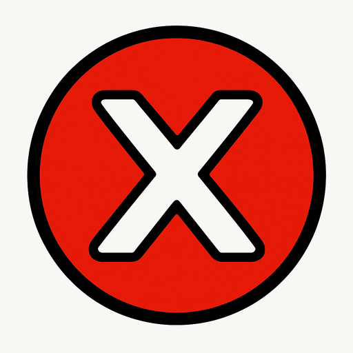 X Button.
In-Game asset.  2d.  High contrast.  No shadows