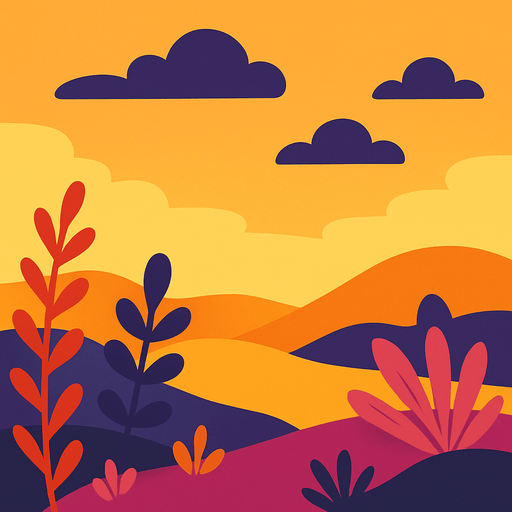 chill backround.
In-Game asset.  2d.  High contrast.  No shadows