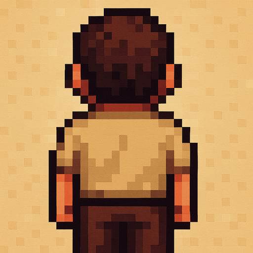 man pixel art with different clothes