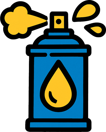 Sprey.
In-Game asset.  2d.  High contrast.  No shadows