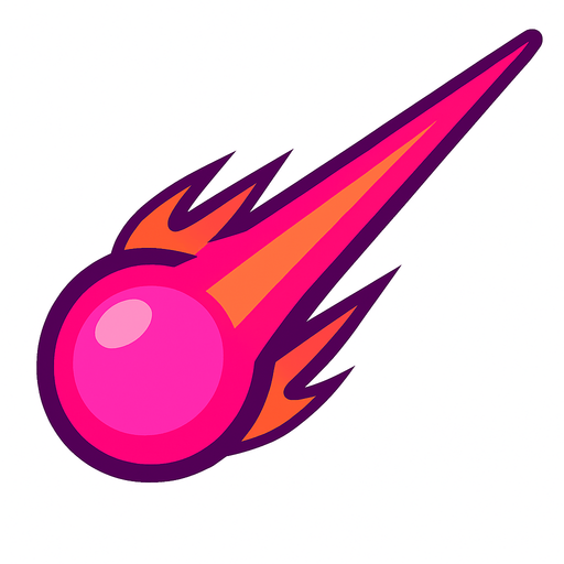 un bala lazer de nergia.
In-Game asset.  2d.  High contrast.  No shadows