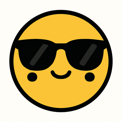 crea ua pelotita kawai dorada simple y con lentes oscuros.
In-Game asset.  2d.  High contrast.  No shadows
