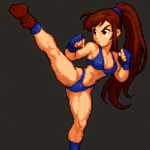 high kick attack