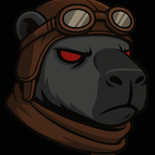 Ponle un gorro de piloto cafe  y una bufanda cafe. Simulando que es un piloto