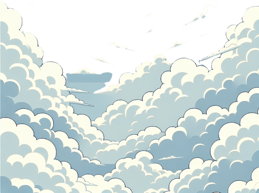 A sky with clouds, tileable
Single Game Texture. In-Game asset. 2d. Blank background. High contrast. No shadows.